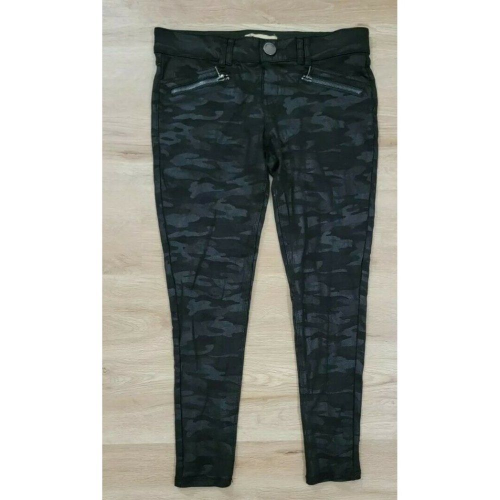 Democracy Womens Leggings Size 4 Ab Solution Camo Black